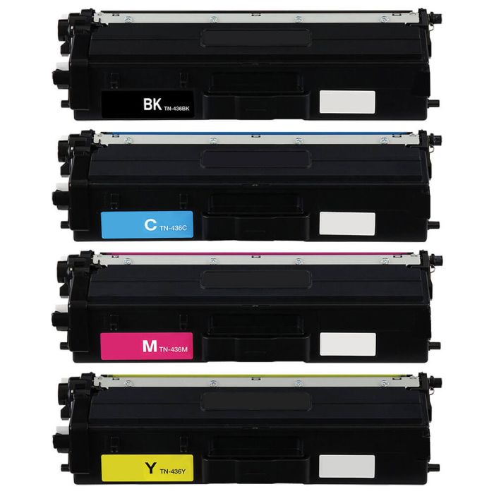 Brother TN436 Black & Color 4-pack Super High Yield Toner Cartridges