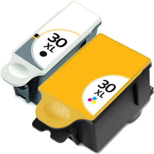 Kodak #30XL Black & Color 2-pack High Yield Ink Cartridges