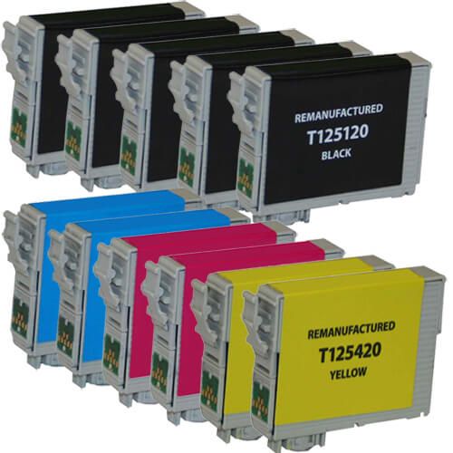 Epson 125 T125 Black & Color 11-pack Ink Cartridges