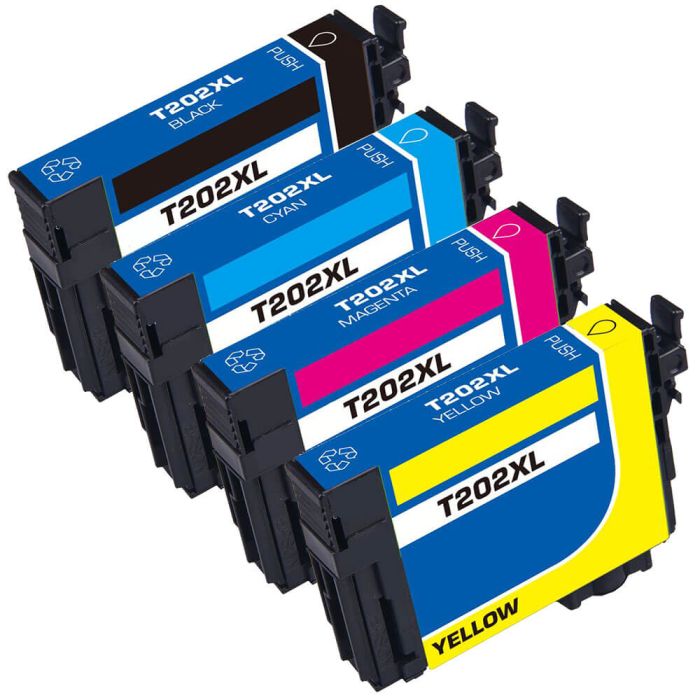 Epson 202XL Ink Cartridges Combo Pack 4 - High Yield | TomatoInk