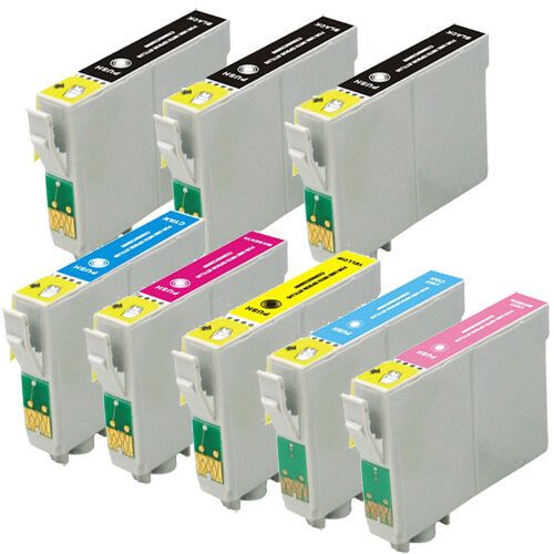 Epson 79 T079 Black & Color 8-pack High Yield Ink Cartridges