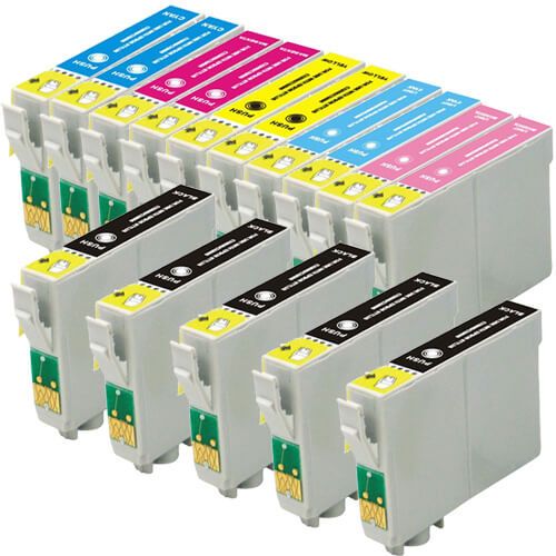 Epson 79 T079 Black & Color 15-pack High Yield Ink Cartridges