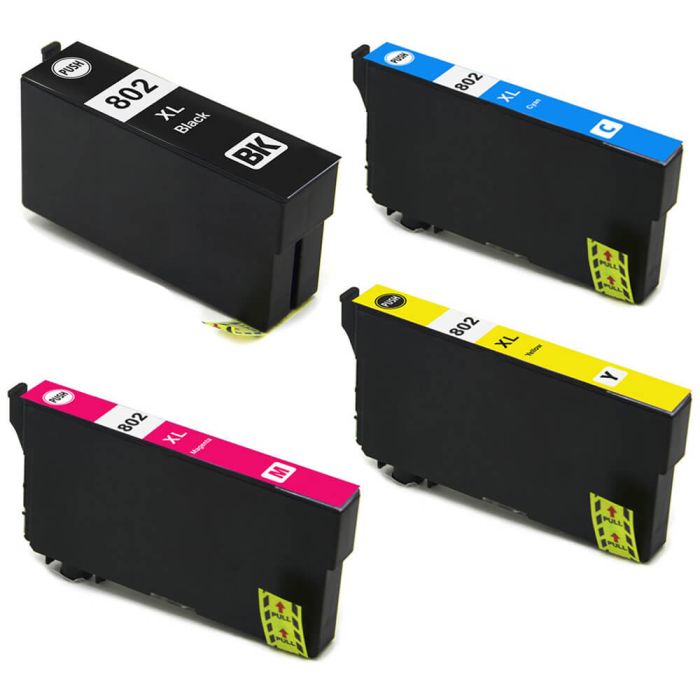 Epson 802XL ink cartridges combo pack 4