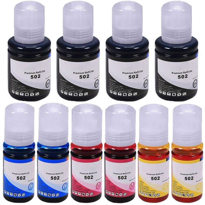 Epson 502 T502 (10pack) Ink Bottles TomatoInk
