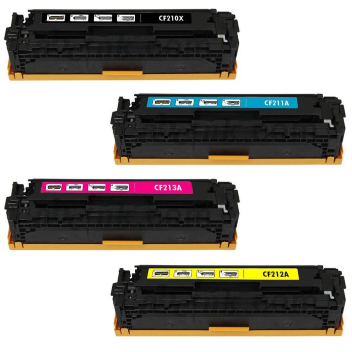 HP 131A / 131X 4-pack High Yield Laser Toner Cartridges