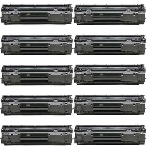 HP 35A (CB435A) 10-pack Black Toner Cartridges