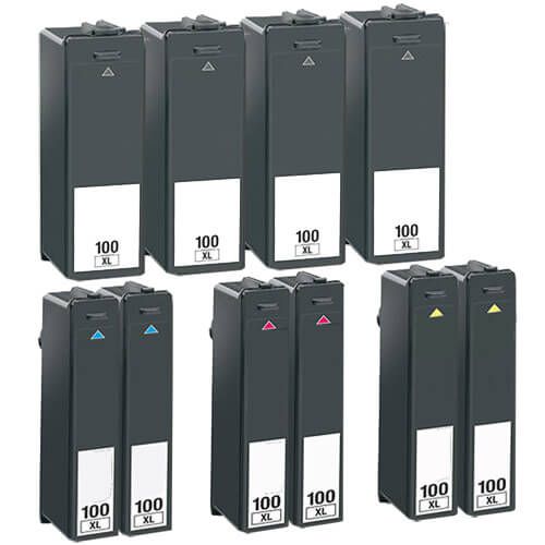 Lexmark 100XL Black & Color 10-pack High Yield Ink Cartridges