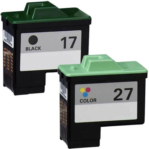 Lexmark #17 Black & #27 Color 2-pack Ink Cartridges