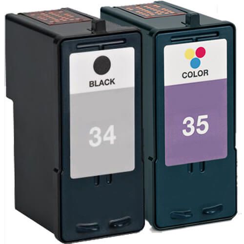 Lexmark #34 Black & #35 Color 2-pack Ink Cartridges