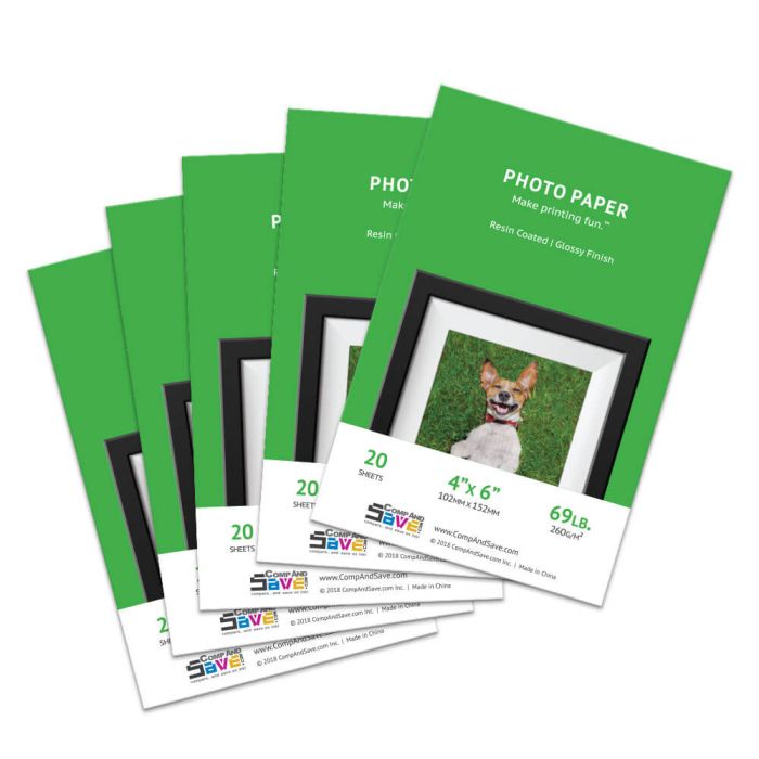 Premium 4x6 Glossy Inkjet Photo Paper