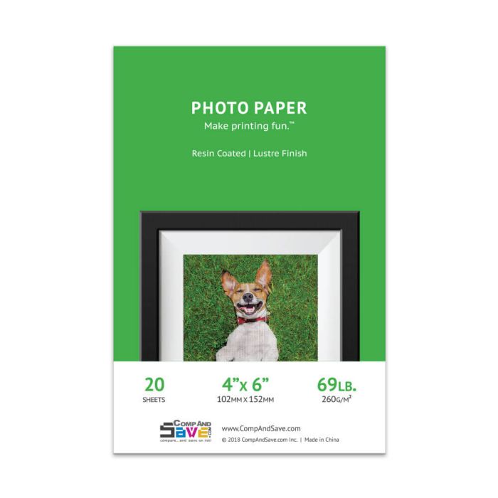 Premium 4x6 Lustre Inkjet Photo Paper