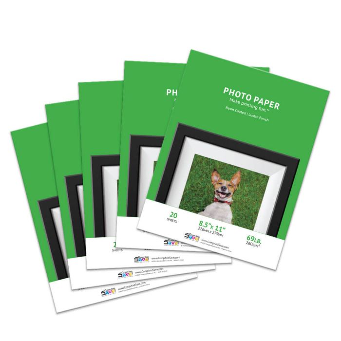 Premium 8.5 x 11 Lustre Inkjet Photo Paper