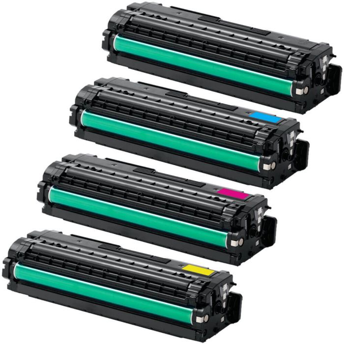 Samsung CLT-506L Black & Color 4-pack Toner Cartridges