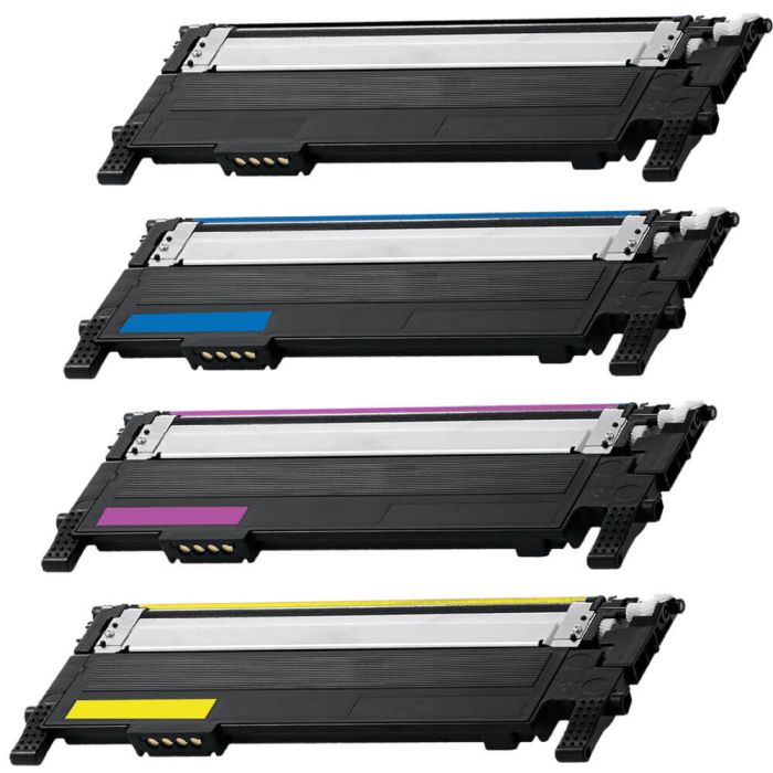 Samsung CLT-406S Black & Color 4-pack Toner Cartridges