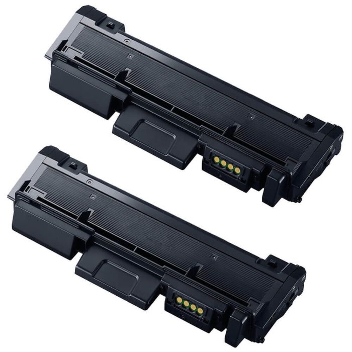 Samsung 118 MLT-D118L (2-pack) High Yield Black Toner Cartridges