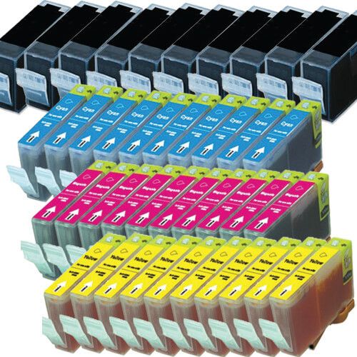 Canon BCI-3eBK & BCI-6 Black & Color 40-pack Ink Cartridges