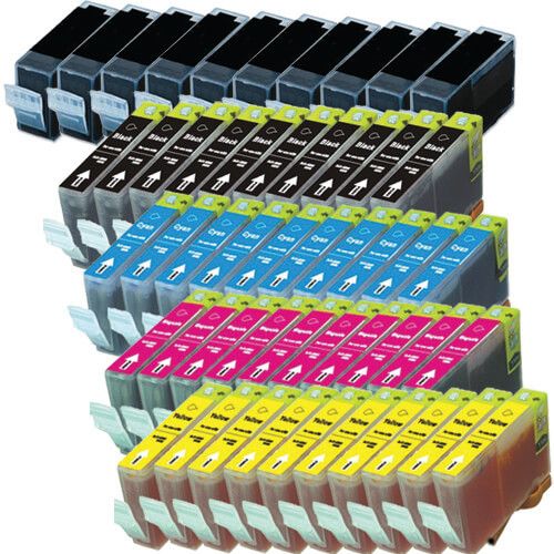 Canon BCI-3eBK & BCI-6 Black & Color 50-pack Ink Cartridges