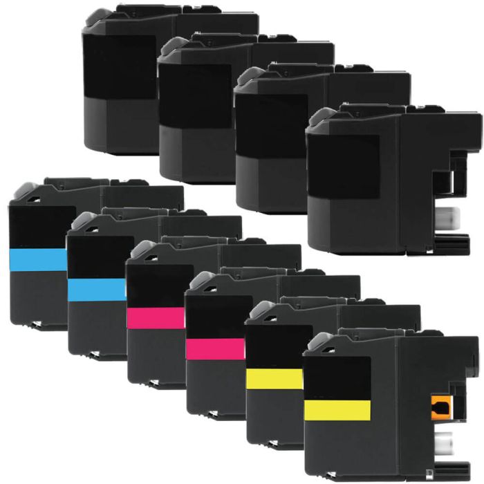 Brother LC207 & LC205 Black & Color 10-pack XXL Ink Cartridges