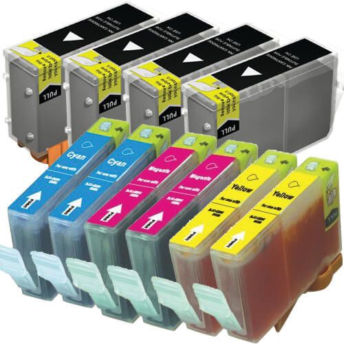 Canon BCI-3eBK & BCI-6 Black & Color 10-pack Ink Cartridges