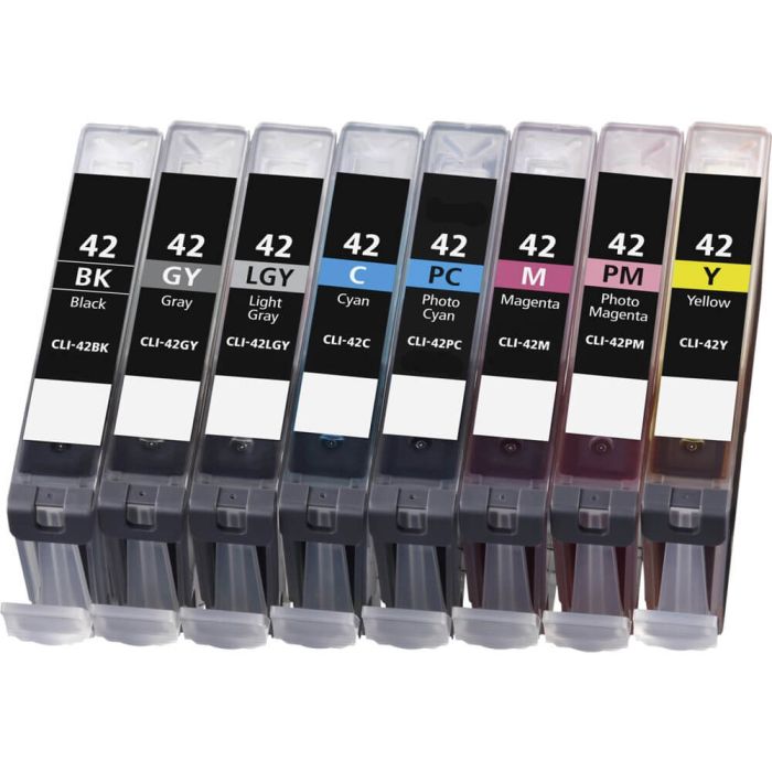 Canon CLI-42 Black & Color 8-pack Ink Cartridges