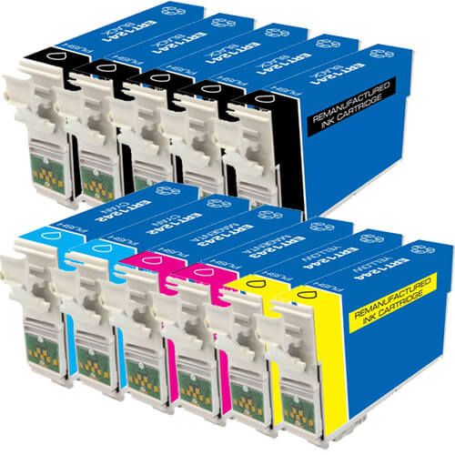 Epson 124 T124 Black & Color 11-pack Ink Cartridges
