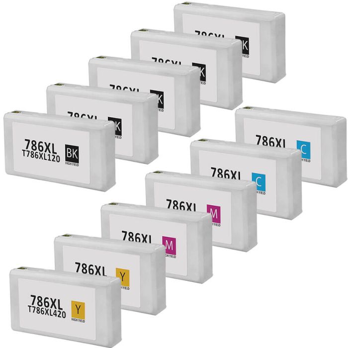 Epson 786XL T786XL Black & Color 11-pack HY Ink Cartridges