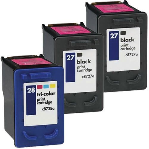 HP 27 Black & HP 28 Color 3-pack Ink Cartridges