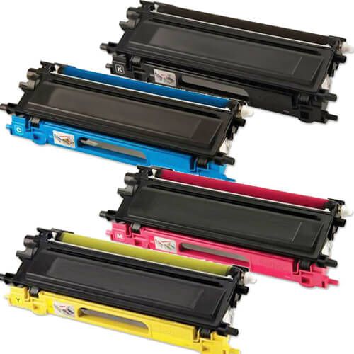 Brother TN210 Black & Color 4-pack Toner Cartridges