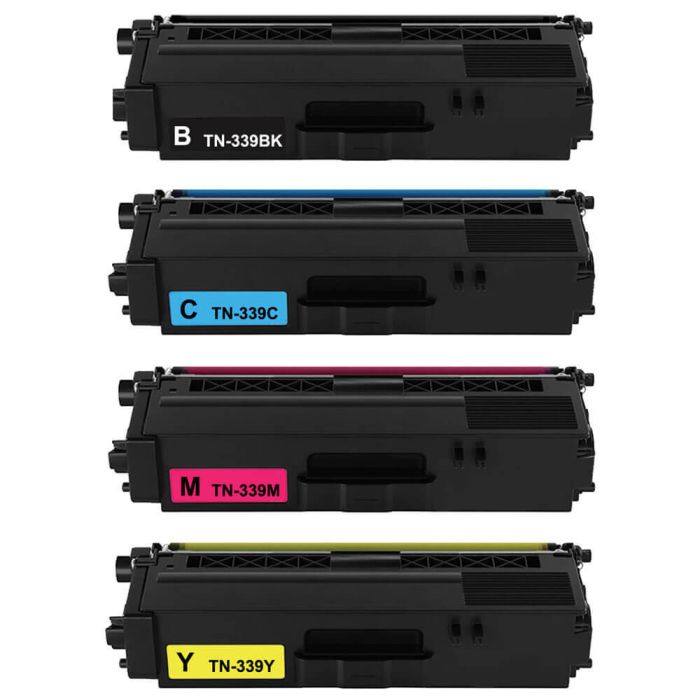 Brother TN339 Black & Color 4-pack Super High Yield Toner Cartridges
