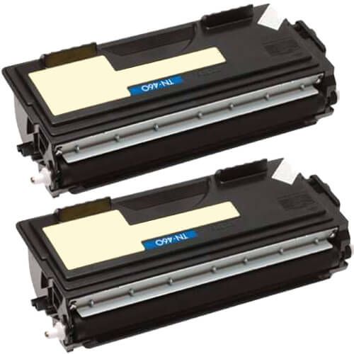 Brother TN460 (2-pack) High Yield Black Toner Cartridges