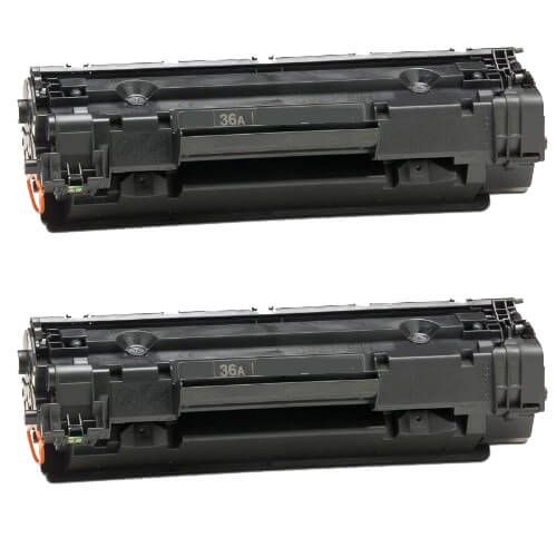 HP 36A (CB436A) 2-pack Black Toner Cartridges