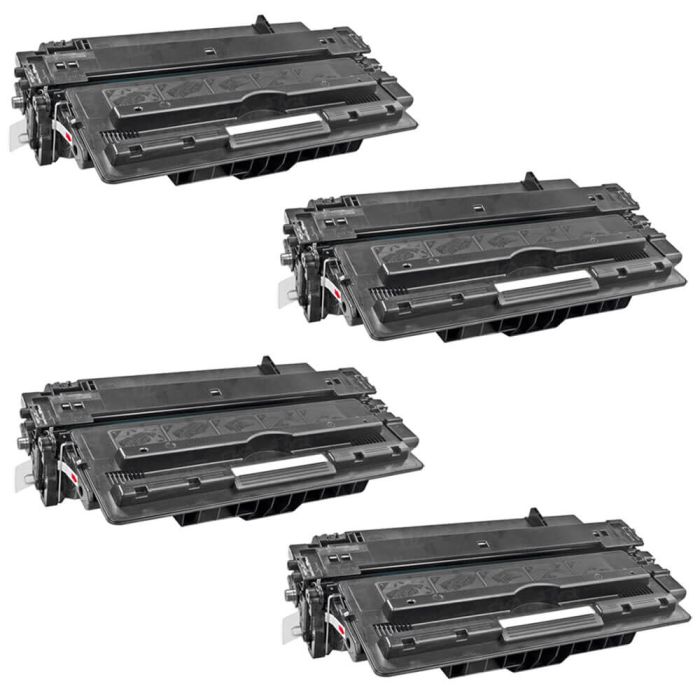 HP 14X (CF214X) 4-pack High Yield Black Toner Cartridges