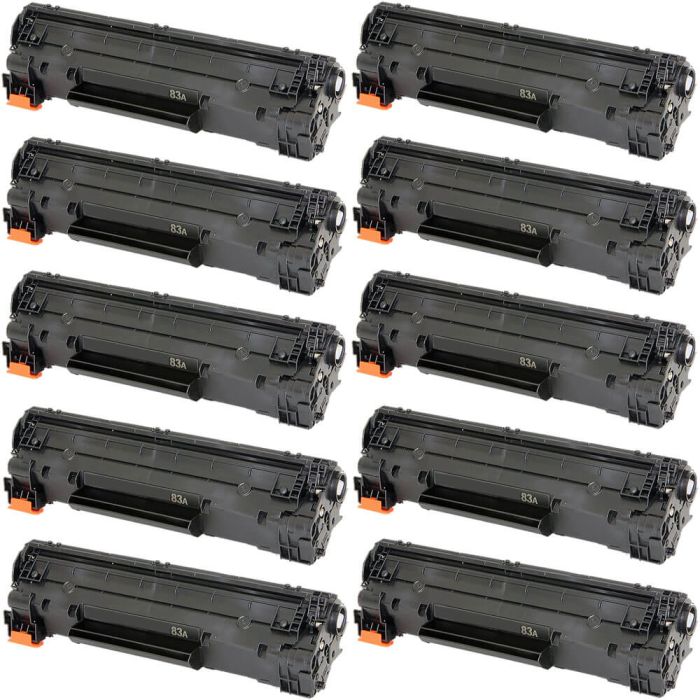 HP 83A (CF283A) 10-pack Black Toner Cartridges