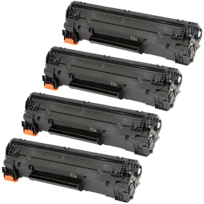 HP 83A (CF283A) 4-pack Black Toner Cartridges