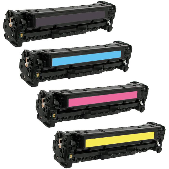 HP 201X (CF400-3X) 4-pack High Yield Laser Toner Cartridges
