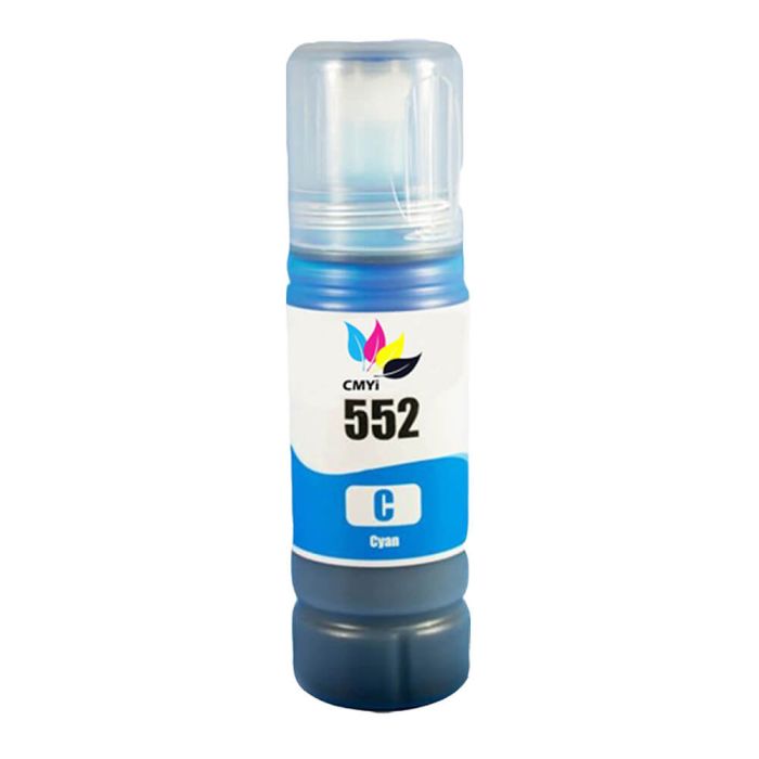 High Yield Epson 552 Cyan Ink Bottle, Single Pack